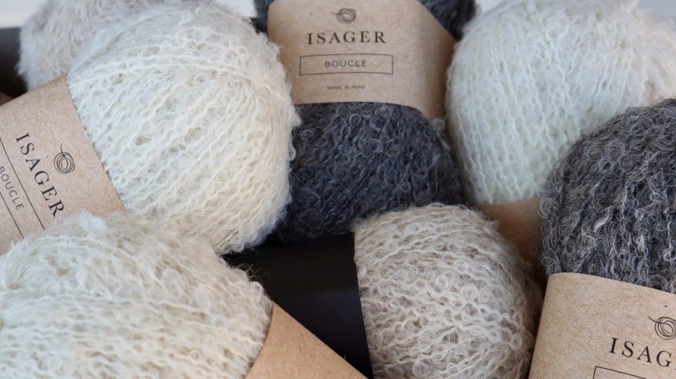 ISAGER BOUCLÉ - 6 flotte farver